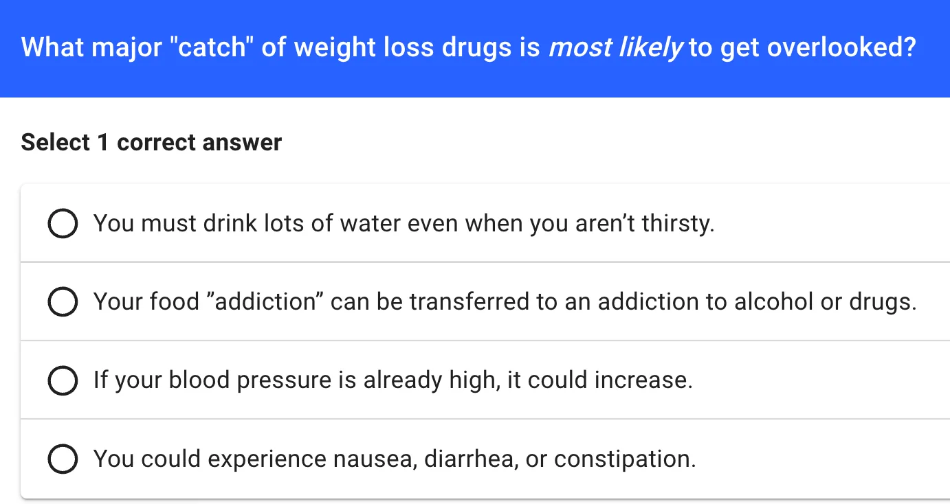 Ignore the New Negative Findings on Weight Loss Drugs illustration