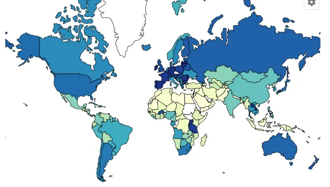 Key: Darker colors = More alcohol consumption