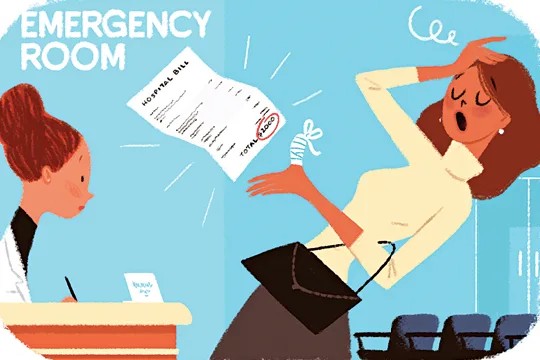 Six Things Employees Should Know about Surprise Medical Bills illustration