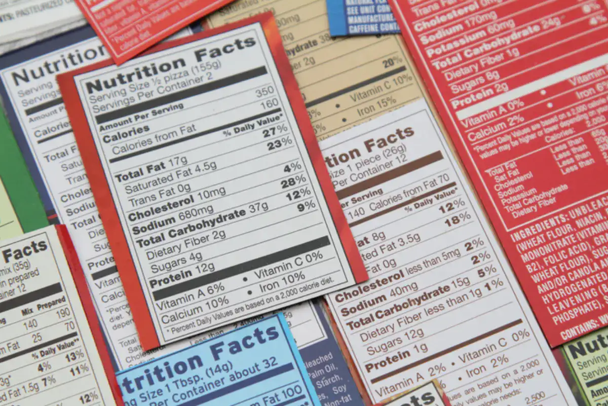 Squirrelly "Nutrition Facts" Labels